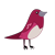 Size: 3000x2979 | Tagged: safe, artist:korikian, imported from derpibooru, bird, ambiguous gender, animal, house finch, simple background, solo, transparent background, vector