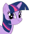 Size: 1280x1426 | Tagged: safe, artist:euphoriapony, artist:vivian reed, imported from derpibooru, twilight sparkle, unicorn, swarm of the century, face, faic, funny face, meme, meme face, simple background, smirk, transparent background, twiface, unicorn twilight, vector, wrong neighborhood