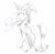 Size: 785x775 | Tagged: safe, artist:saturdaymorningproj, imported from derpibooru, star swirl the bearded, pony, unicorn, grumpy, hmph, male, monochrome, paper, quill, raised hoof, simple background, sketch, solo, unshorn fetlocks, white background