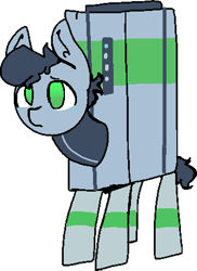 Size: 328x450 | Tagged: safe, artist:nootaz, imported from derpibooru, oc, oc only, oc:frontier, object pony, original species, loot box, ponified, simple background, solo, star wars battlefront 2(ea), star wars battlefront ii, transparent background