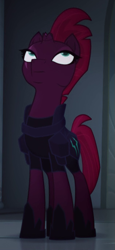 Size: 315x684 | Tagged: safe, imported from derpibooru, screencap, tempest shadow, pony, my little pony: the movie, armor, broken horn, cropped, eyeroll, female, solo