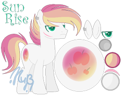 Size: 548x426 | Tagged: safe, artist:marielle5breda, imported from derpibooru, oc, oc only, oc:sun rise, earth pony, pony, magical lesbian spawn, male, offspring, parent:applejack, parent:rainbow dash, parents:appledash, simple background, solo, stallion, transparent background