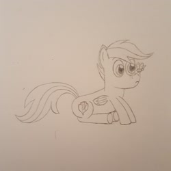 Size: 2988x2988 | Tagged: safe, imported from derpibooru, scootaloo, butterfly, cute, hand drawing, paper, pencil, pencil drawing, traditional art