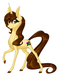 Size: 1176x1500 | Tagged: safe, artist:australian-senior, imported from derpibooru, oc, oc only, pony, unicorn, raised hoof, simple background, smiling, solo, white background