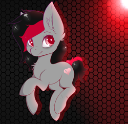 Size: 1980x1918 | Tagged: safe, artist:lazerblues, artist:teranen, imported from derpibooru, oc, oc only, oc:miss eri, black and red mane, colored pupils, two toned mane