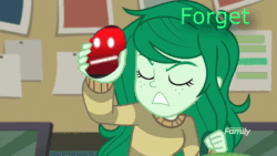 Size: 600x338 | Tagged: safe, edit, edited screencap, imported from derpibooru, screencap, wallflower blush, equestria girls, equestria girls series, forgotten friendship, animated, female, fmitz, funny, gif, youtube