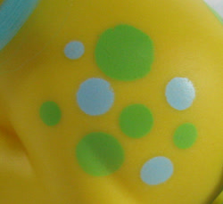 Size: 500x458 | Tagged: safe, imported from derpibooru, bubbles (g1), cutie mark, cutie mark only, g1, irl, no pony, photo, toy