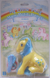 Size: 409x634 | Tagged: safe, imported from derpibooru, bubbles (g1), french, g1, irl, italy, photo, toy