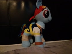 Size: 4128x3096 | Tagged: safe, imported from derpibooru, rainbow dash, my little pony: the movie, irl, merchandise, official, photo, pirate, pirate rainbow dash, plushie, solo