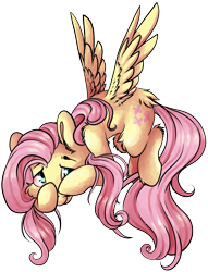 Size: 3699x4838 | Tagged: safe, artist:cutepencilcase, imported from derpibooru, fluttershy, pegasus, pony, covering face, cute, female, looking at you, mare, shy, shyabetes, simple background, smiling, solo, spread wings, transparent background, wings