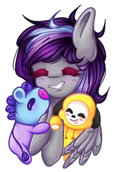 Size: 519x789 | Tagged: safe, artist:sketchyhowl, imported from derpibooru, oc, oc only, oc:sketchy howl, pony, bust, female, mare, plushie, portrait, simple background, solo, transparent background