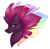 Size: 690x678 | Tagged: safe, artist:ooxkatiekatxoo, imported from derpibooru, tempest shadow, pony, my little pony: the movie, broken horn, bust, female, simple background, solo, transparent background