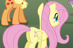 Size: 376x248 | Tagged: safe, imported from derpibooru, screencap, fluttershy, twilight's kingdom, butt, cropped, plot