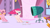 Size: 1280x720 | Tagged: safe, artist:mehoep, edit, edited screencap, editor:slayerbvc, imported from derpibooru, screencap, vector edit, pinkie pie, earth pony, pony, season 1, the best night ever, carousel boutique, cartoon physics, cutie mark, female, furless, furless edit, hair dryer, mare, nude edit, nudity, pinkie being pinkie, pinkie physics, shaved, shaved tail, solo, vector, wardrobe malfunction