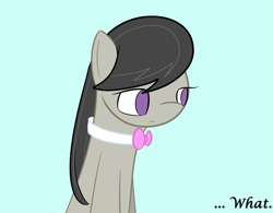 Size: 801x624 | Tagged: safe, artist:erthilo, imported from derpibooru, octavia melody, earth pony, pony, ask octavia, ask, bowtie, female, mare, no pupils, simple background, solo, tumblr, white background