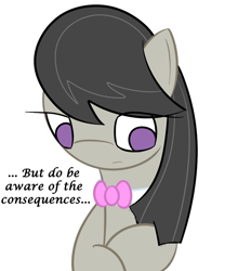 Size: 800x909 | Tagged: safe, artist:erthilo, imported from derpibooru, octavia melody, earth pony, pony, ask octavia, ask, female, mare, no pupils, simple background, solo, tumblr, white background