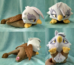 Size: 4175x3679 | Tagged: safe, artist:bakufoon, imported from derpibooru, gilda, griffon, irl, paw pads, photo, plushie, solo