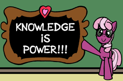 Size: 720x477 | Tagged: safe, artist:icey-wicey-1517, artist:icicle-wicicle-1517, artist:samueleallen, imported from derpibooru, cheerilee, earth pony, pony, chalkboard, colored, female, mare, schoolhouse rock, solo, that pony sure does love teaching