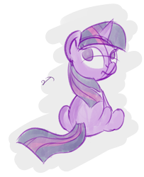 Size: 1280x1579 | Tagged: safe, artist:vaetan, imported from derpibooru, twilight sparkle, pony, unicorn, female, filly, looking back, simple background, sketch, solo, transparent background