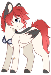 Size: 2048x3000 | Tagged: safe, artist:cinnamontee, imported from derpibooru, oc, oc only, oc:haru, pegasus, pony, colored wings, goggles, high res, male, multicolored wings, simple background, solo, stallion, transparent background, two toned wings