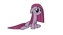 Size: 1280x720 | Tagged: safe, artist:icey-wicey-1517, artist:icicle-wicicle-1517, artist:ikillyou121, imported from derpibooru, pinkie pie, earth pony, pony, party of one, alternate hairstyle, colored, female, floppy ears, mare, pinkamena diane pie, sad, simple background, solo, transparent background