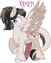Size: 458x566 | Tagged: safe, artist:superrosey16, imported from derpibooru, oc, oc only, oc:vixen, pegasus, pony, female, leg warmers, mare, simple background, solo, transparent background, unshorn fetlocks