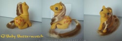 Size: 900x304 | Tagged: safe, artist:berrymouse, imported from derpibooru, baby butterscotch, pony, custom, customized toy, g1, irl, photo, solo, toy