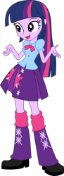 Size: 478x1314 | Tagged: safe, artist:frownfactory, imported from derpibooru, twilight sparkle, alicorn, equestria girls, rainbow rocks, .svg available, blouse, boots, clothes, female, leg warmers, pleated skirt, shoes, simple background, skirt, solo, svg, transparent background, twilight sparkle (alicorn), vector