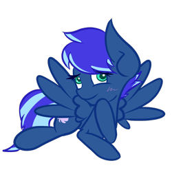 Size: 2000x2000 | Tagged: safe, artist:upsidedownpanda, imported from derpibooru, oc, oc only, oc:nebula nyx, pony, simple background, solo, transparent background