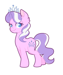 Size: 1024x1220 | Tagged: safe, artist:solareflares, imported from derpibooru, diamond tiara, earth pony, pony, female, looking at you, mare, simple background, solo, transparent background