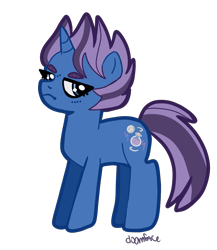 Size: 1213x1399 | Tagged: safe, artist:d00mface, imported from derpibooru, ambermoon, pony, unicorn, ponyville mysteries, artist interpretation, eyebrows, female, frown, mare, simple background, solo, transparent background