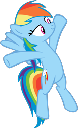 Size: 3500x5669 | Tagged: safe, artist:michaelsety, imported from derpibooru, rainbow dash, pony, horse play, season 8, female, lidded eyes, simple background, solo, transparent background, vector