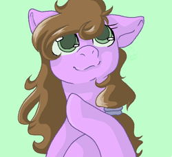 Size: 722x660 | Tagged: safe, artist:art-erty, imported from derpibooru, oc, oc only, pony, cute, looking up, ponytail, solo