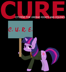 Size: 590x645 | Tagged: safe, artist:saffronpanther, imported from derpibooru, twilight sparkle, dead rising, dead rising 2, dead rising 2: off the record, sign, stacey forsythe