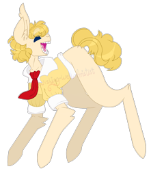 Size: 1125x1270 | Tagged: safe, artist:wishing-well-artist, imported from derpibooru, oc, oc only, earth pony, pony, clothes, male, shirt, simple background, solo, stallion, transparent background