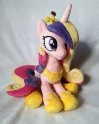 Size: 1024x1280 | Tagged: safe, artist:doctorkoda, imported from derpibooru, princess cadance, alicorn, pony, irl, photo, plushie, sitting, solo