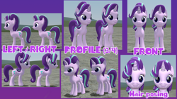 Size: 1920x1080 | Tagged: safe, artist:tehwatever, imported from derpibooru, starlight glimmer, pony, unicorn, 3d, 3d model, female, solo