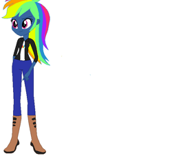 Size: 602x553 | Tagged: safe, artist:nightshadowmlp, artist:selenaede, imported from derpibooru, rainbow dash, equestria girls, secrets and pies, base used, evil pie hater dash, female, solo