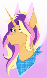 Size: 3000x4921 | Tagged: safe, artist:purplellamaswag, imported from derpibooru, oc, oc only, oc:honeycrisp, pony, magical lesbian spawn, offspring, parent:applejack, parent:rarity, parents:rarijack, solo