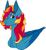 Size: 1024x1118 | Tagged: safe, artist:purplellamaswag, imported from derpibooru, oc, oc only, oc:cloud surfer, pony, offspring, parent:rainbow dash, parent:thunderlane, parents:thunderdash, solo