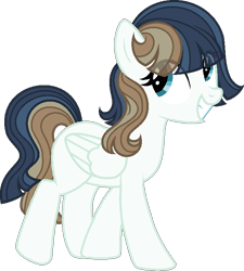 Size: 655x728 | Tagged: safe, artist:xxriverdreamxx, imported from derpibooru, oc, oc only, my little pony: the movie, magical lesbian spawn, offspring, parent:coloratura, parent:songbird serenade, parents:colorenade, simple background, solo, transparent background