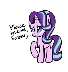 Size: 519x545 | Tagged: safe, artist:comet0ne, imported from derpibooru, starlight glimmer, pony, unicorn, colored, cute, dialogue, digital art, female, glimmerbetes, mare, raised hoof, simple background, sketch, white background