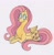 Size: 1188x1208 | Tagged: safe, artist:draw1709, imported from derpibooru, fluttershy, pony, female, prone, solo, traditional art