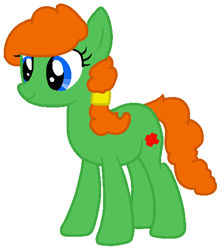 Size: 474x528 | Tagged: safe, artist:blueberry-mlp, imported from derpibooru, oc, oc only, oc:honey dawn, earth pony, pony, female, mare, simple background, solo, white background