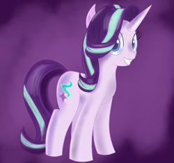 Size: 1893x1771 | Tagged: safe, artist:aflurryofdragons, imported from derpibooru, starlight glimmer, pony, unicorn, female, smiling, solo