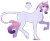Size: 1231x1008 | Tagged: safe, artist:bijutsuyoukai, imported from derpibooru, oc, oc only, pony, unicorn, female, magical lesbian spawn, mare, offspring, parent:fluttershy, parent:rarity, parents:flarity, simple background, solo, transparent background
