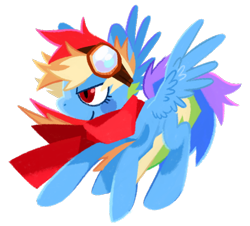 Size: 698x630 | Tagged: safe, artist:chop4, imported from derpibooru, rainbow dash, pegasus, pony, clothes, female, goggles, scarf, simple background, solo, transparent background