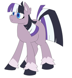 Size: 2560x2743 | Tagged: safe, artist:supercoco142, imported from derpibooru, twilight sparkle, oc, oc:north star, earth pony, pony, leak, spoiler:g5, coat markings, earth pony twilight, facial markings, female, g5, g5 concept leak style, g5 concept leaks, simple background, solo, star (coat marking), transparent background, twilight sparkle (g5 concept leak), twilight sparkle (g5), unshorn fetlocks