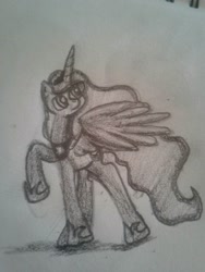 Size: 1200x1600 | Tagged: safe, artist:timetimey, imported from derpibooru, princess luna, female, solo