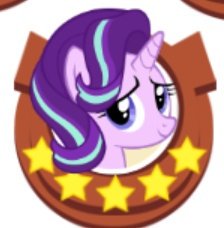 Size: 224x228 | Tagged: safe, imported from derpibooru, starlight glimmer, pony, unicorn, bust, female, game, gameloft, portrait, solo, stars